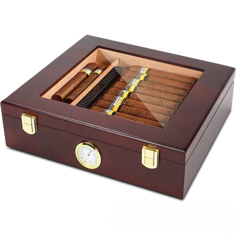 Cigar Humidor Box Cigar Case w - Home Fragrance Maple Walnut review and price