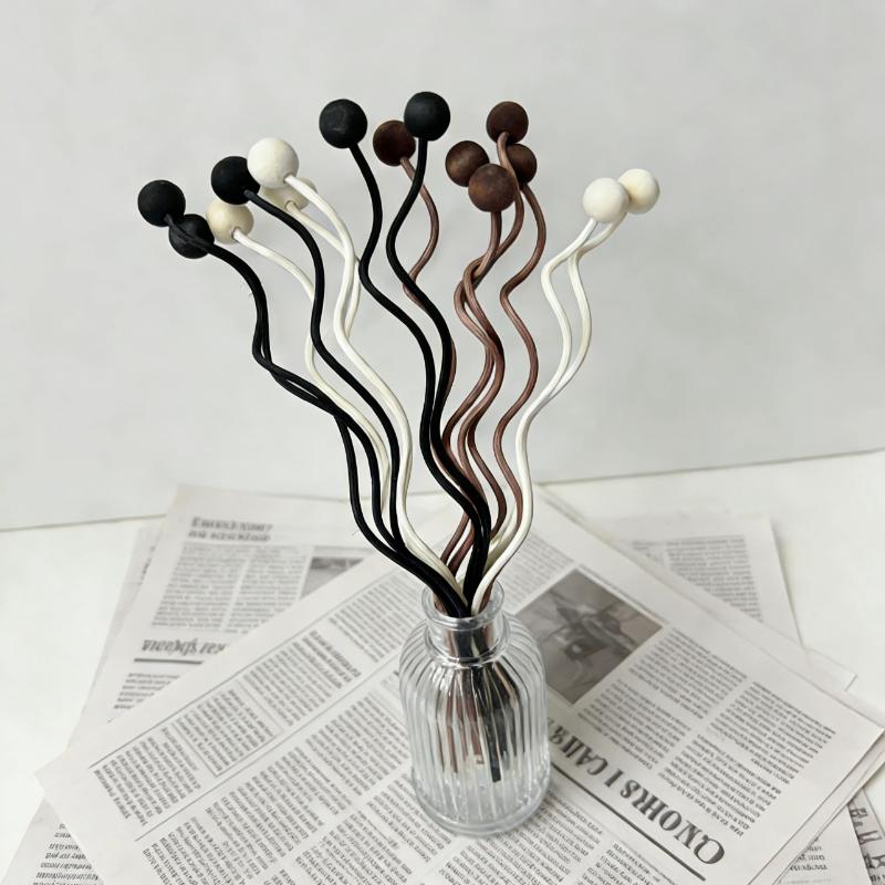 Wooden Bead Wave Shaped Rattan - Home Fragrance Diffuser Refills review and price