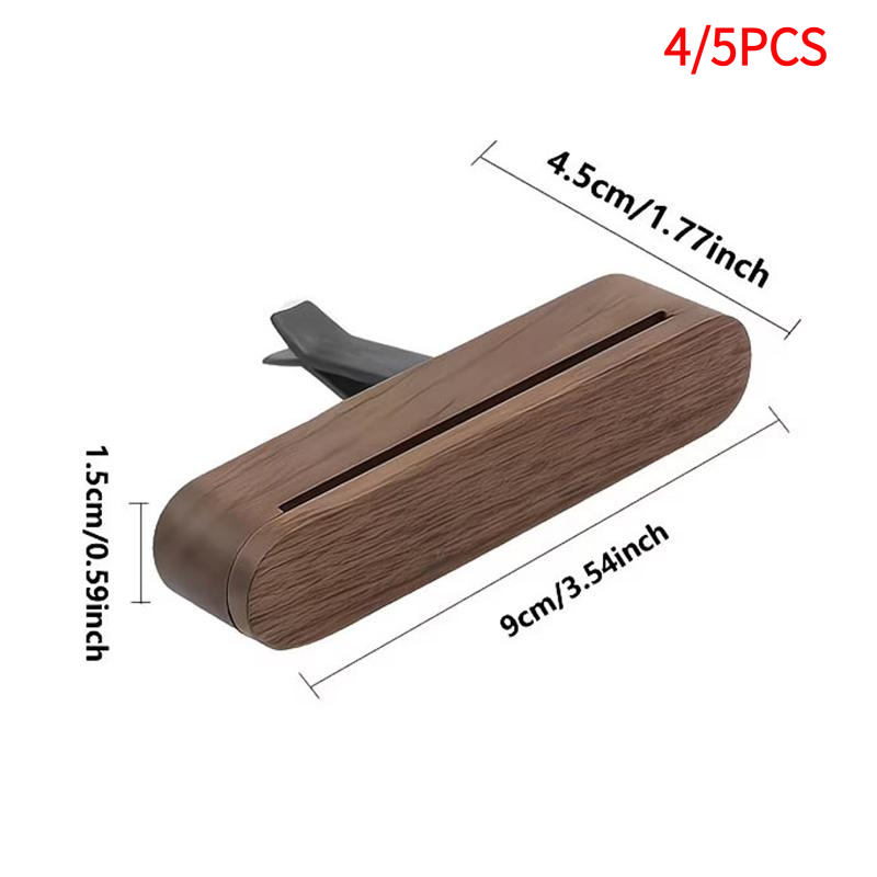 4/5PCS Wood Car Air Vent Diffu - Home Fragrance That Lasts Long review and price