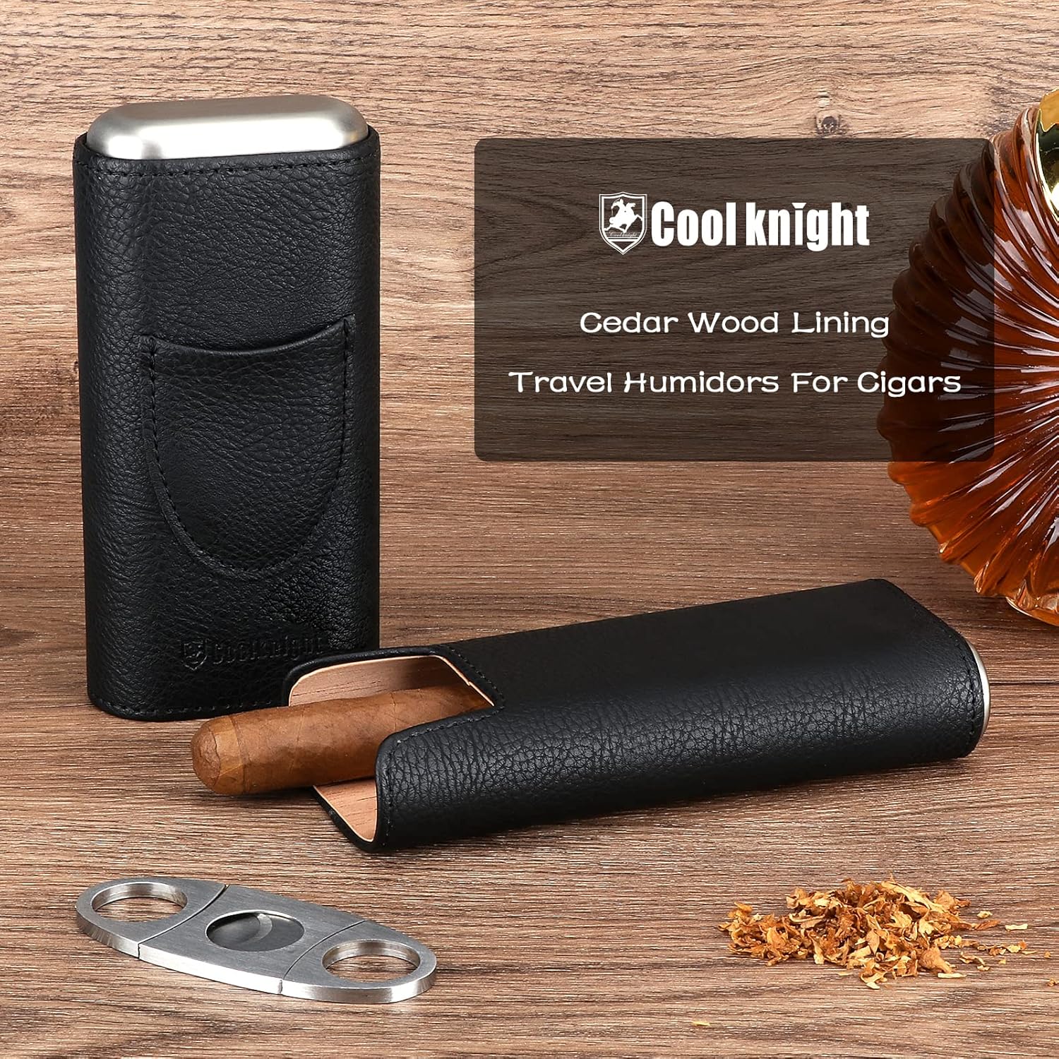 Leather Cigar Case - Cedar Woo - Home Fragrance Maple Walnut review and price