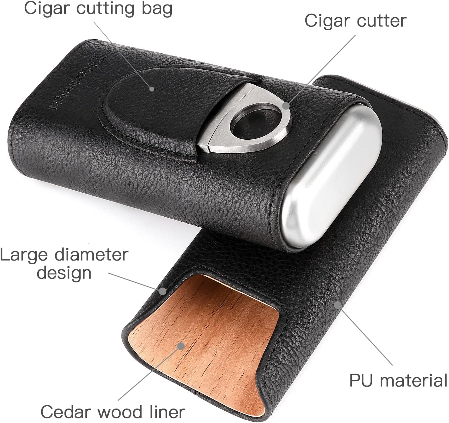 Leather Cigar Case - Cedar Woo - Home Fragrance Maple Walnut review and price