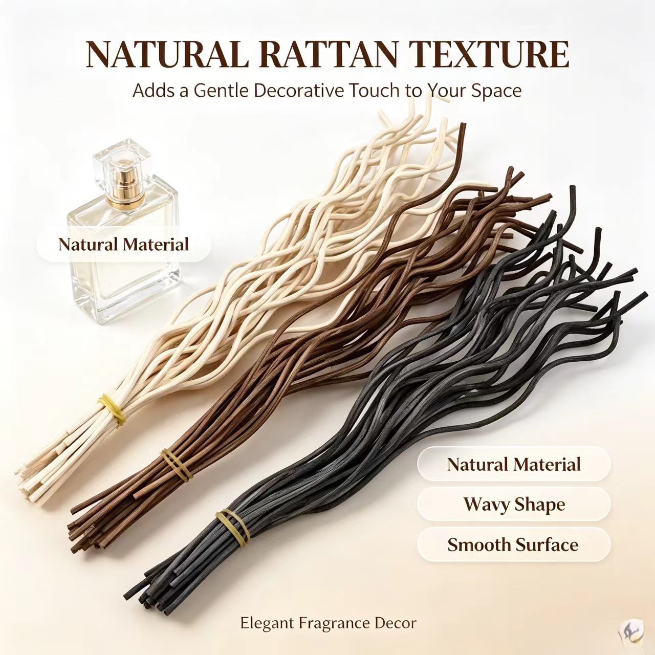 20Pcs Long Wavy Rattan Reed Di - Home Fragrance Diffuser Refills review and price