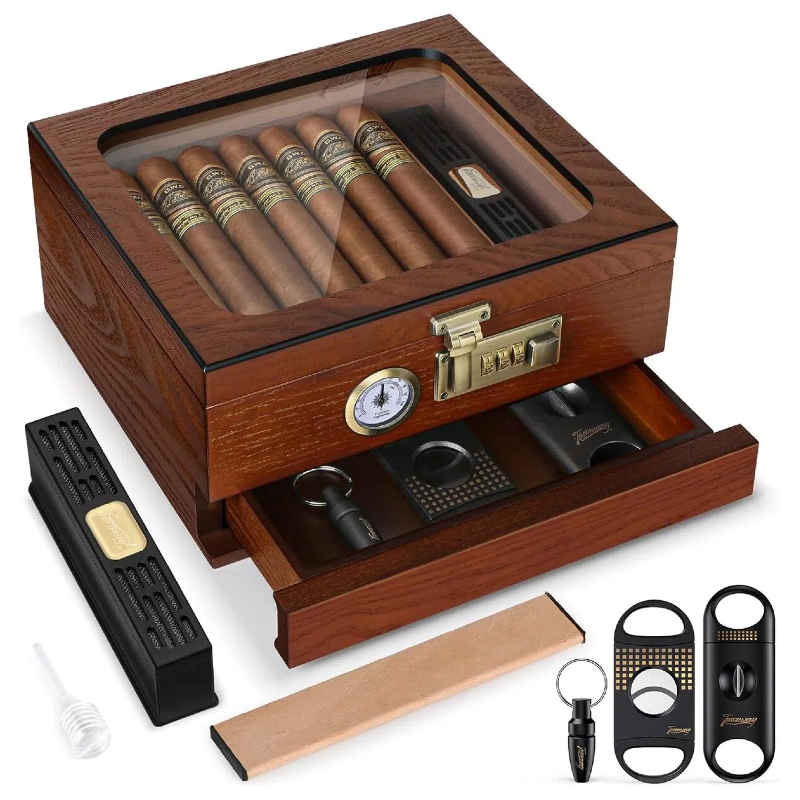 Cigar Humidor, Cedar Wood Ciga - Home Fragrance Maple Walnut review and price