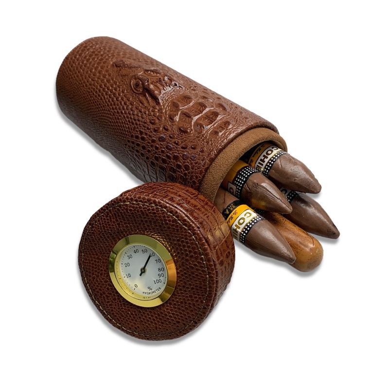 Leather Travel Humidor Cigar B - Home Fragrance Maple Walnut review and price