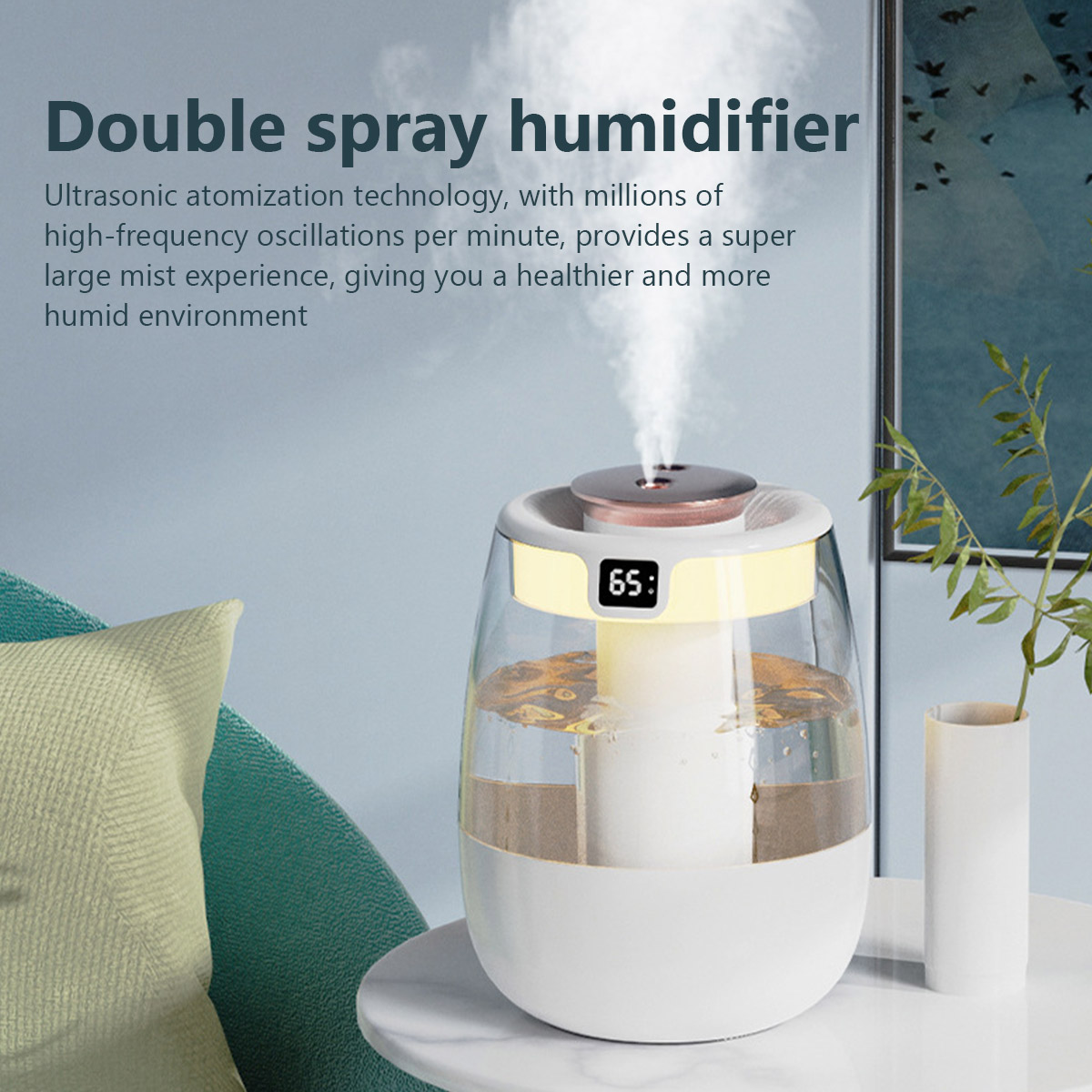 1.3L Air Humidifier Double Spr - Home Fragrance Room Spray review and price