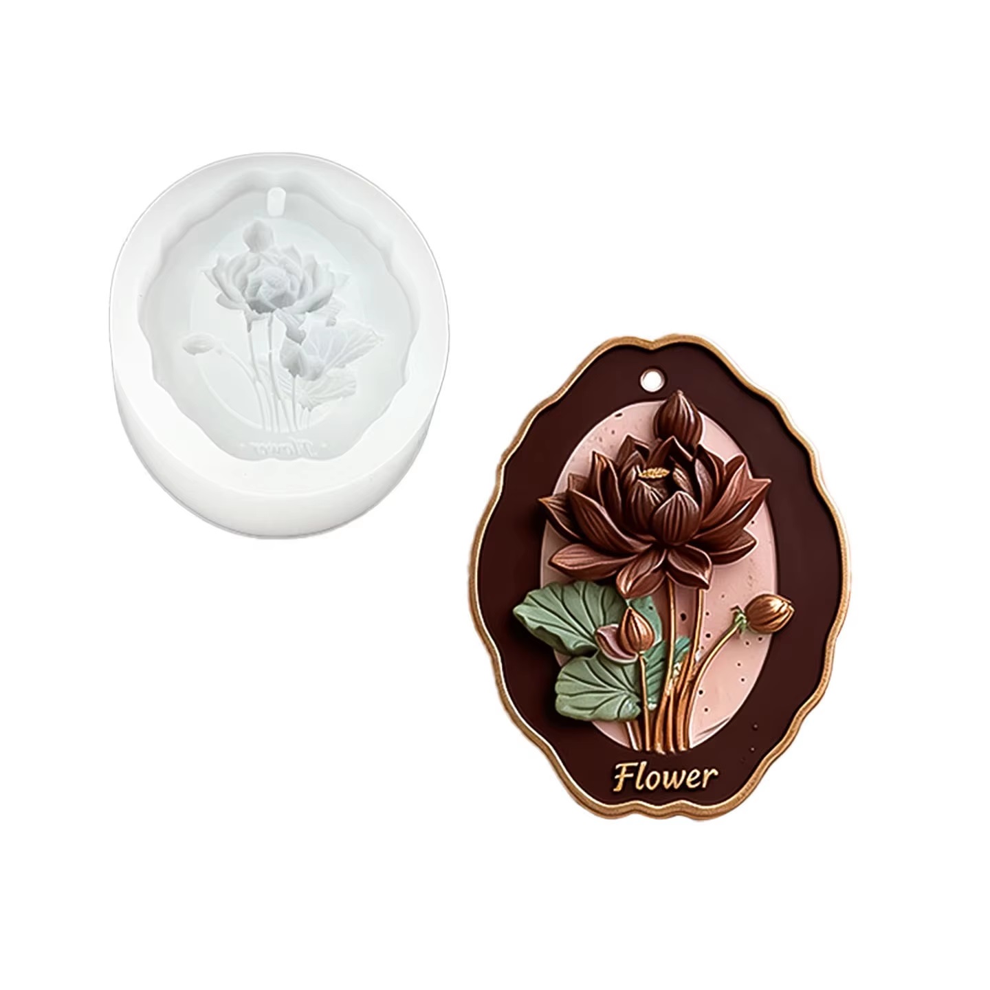 Stone Mold Handmade 3d Flower  - Home Fragrance Gel review and price