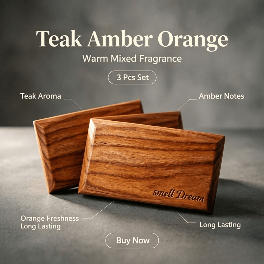 Car Air Freshener Teak Amber O - Home Fragrance That Lasts Long review and price